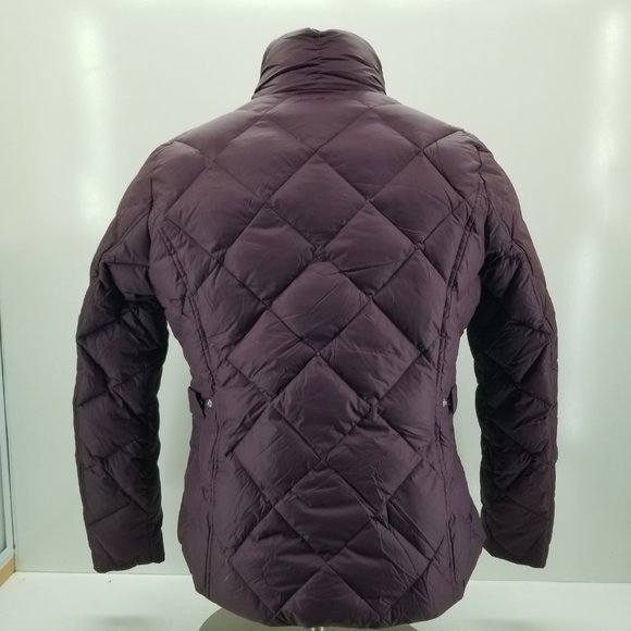 Eddie Bauer Purple EB700 Premium Goose Down Puffer Jacket Women's Size XL - Picture 4 of 11